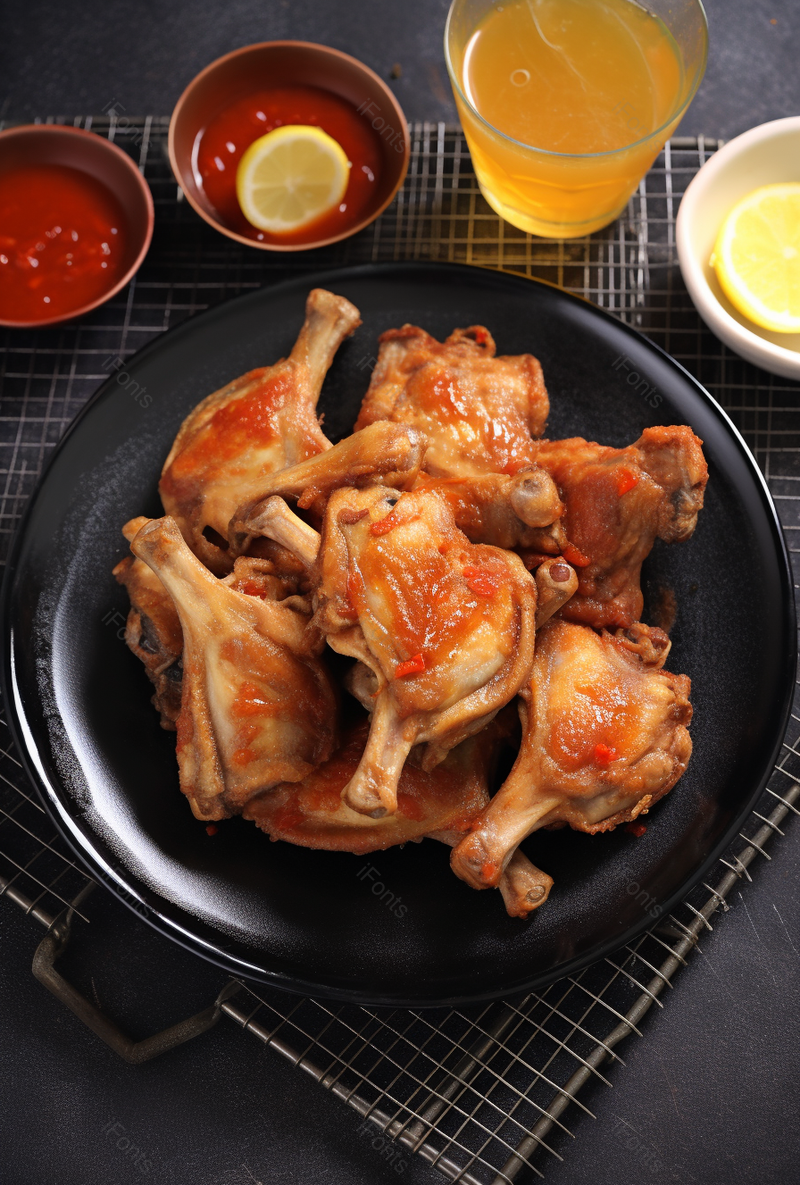 好吃秘制五香炸鸡架美食,高清,摄影图,摄影图片,图片大全,摄影图免费下载
